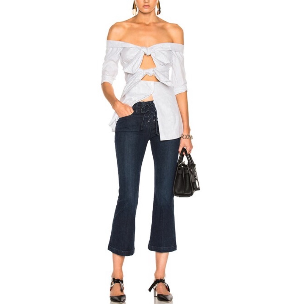 Isa Arfen Double Knot Striped top